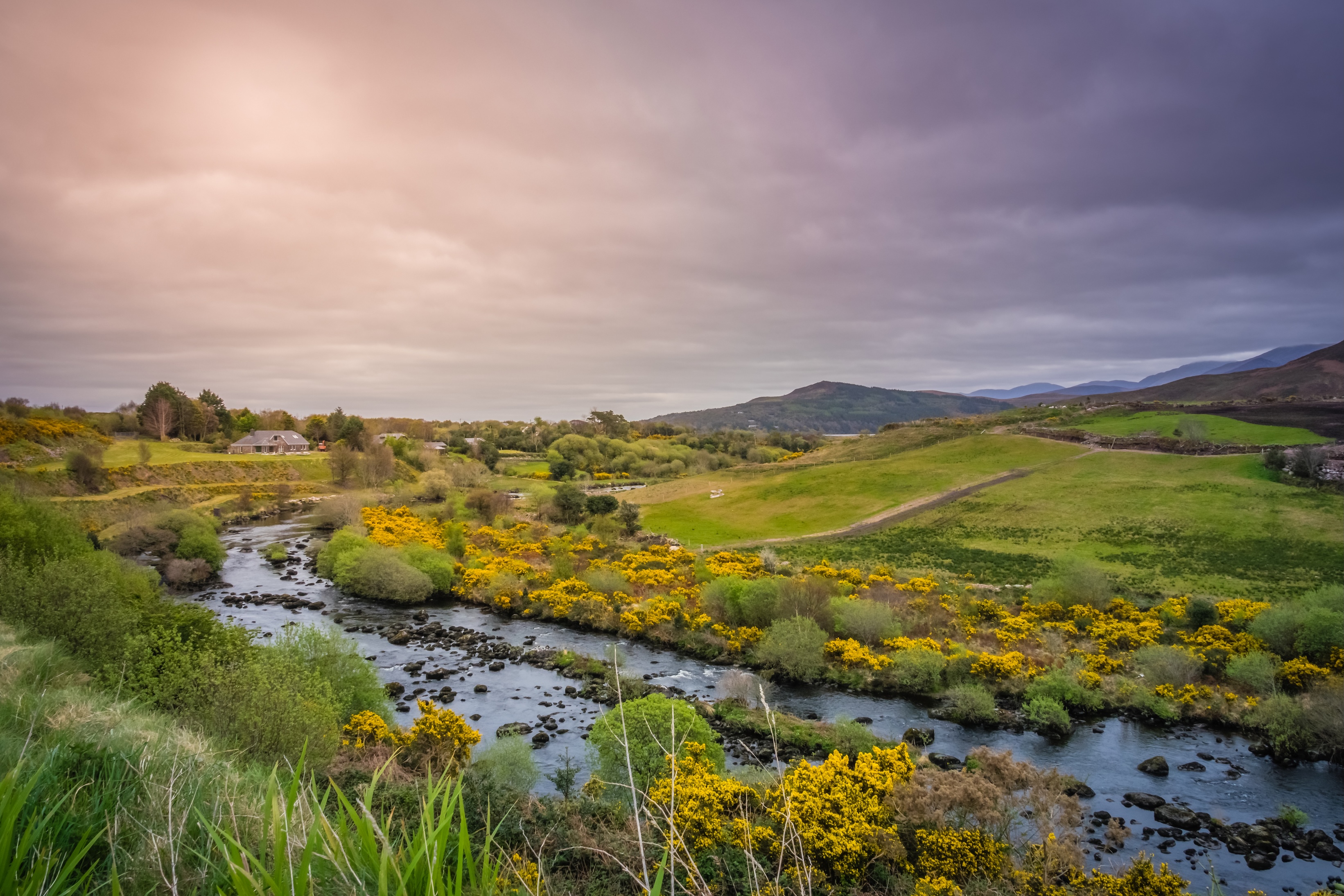 Beautiful rural Irish landscape