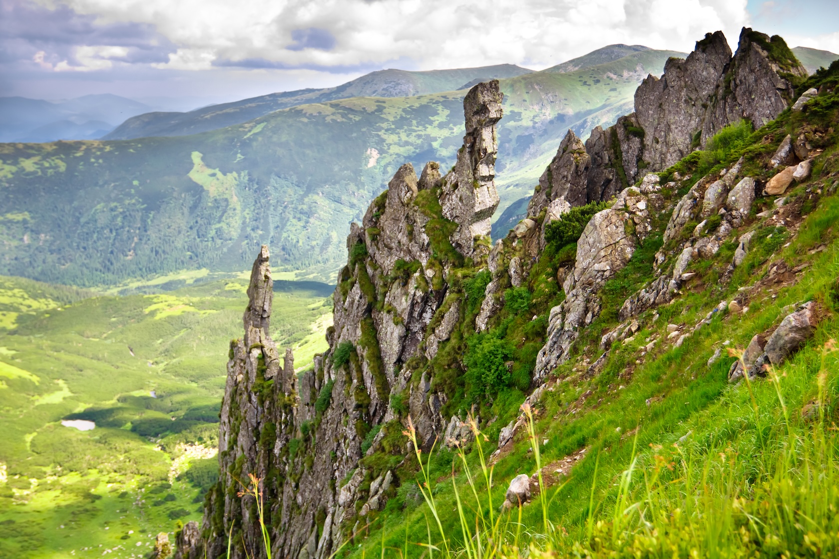 Beautiful mountains landscape